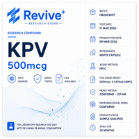 KPV - LYSINE-PROLINE-VALINE (60 CAPSULES) — certificate of analysis