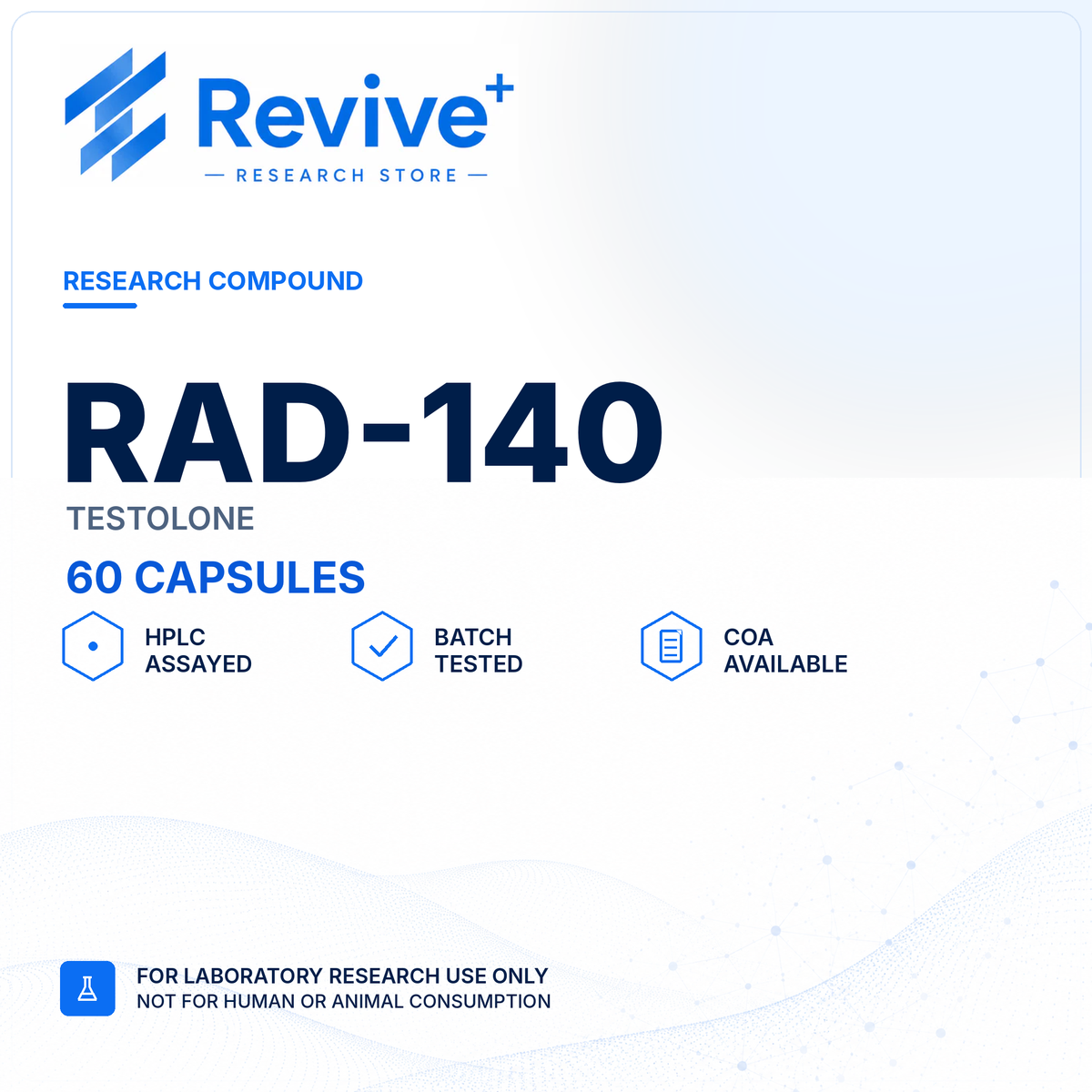 RAD-140 - TESTOLONE (60 CAPSULES) — research compound
