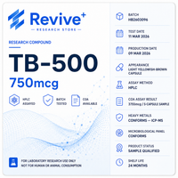 TB-500 - THYMOSIN BETA-4 (60 CAPSULES) — certificate of analysis